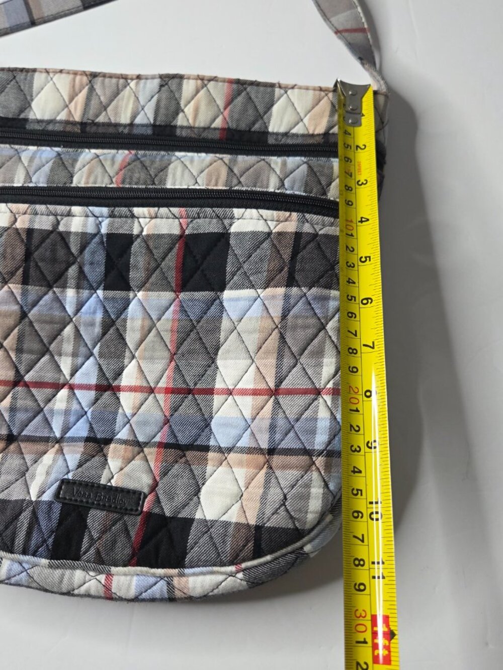 Vera Bradley Women’s Triple Zip Hipster Trio Plaid Crossbody - Picture 9 of 9